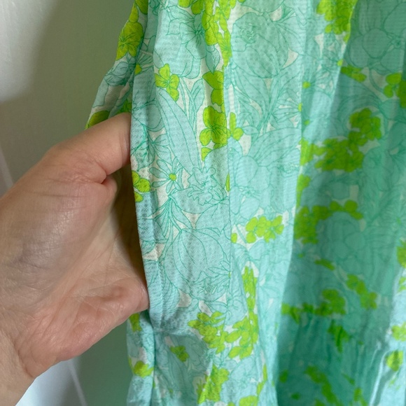 Vineyard Vines spring floral puff sleeve mini dress M - Picture 7 of 13